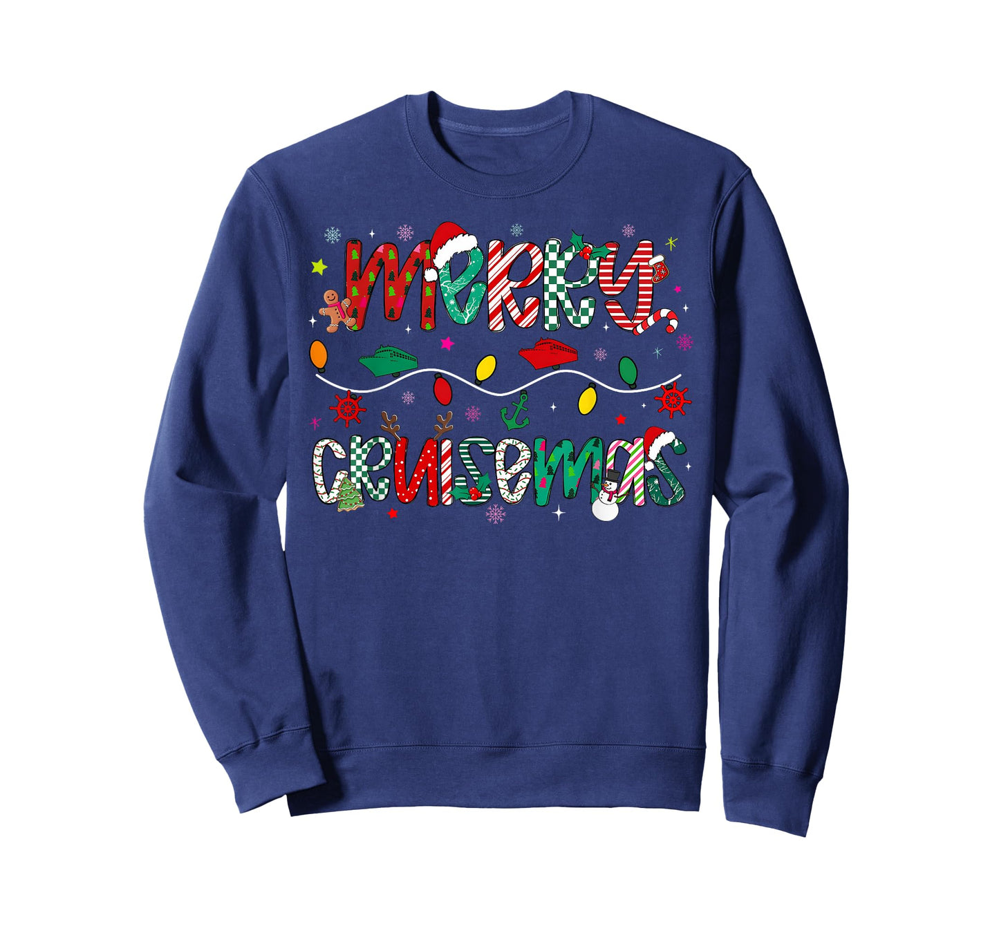 Funny Cruise Lover Merry Cruisemas Christmas Family Cruisin T-Shirt