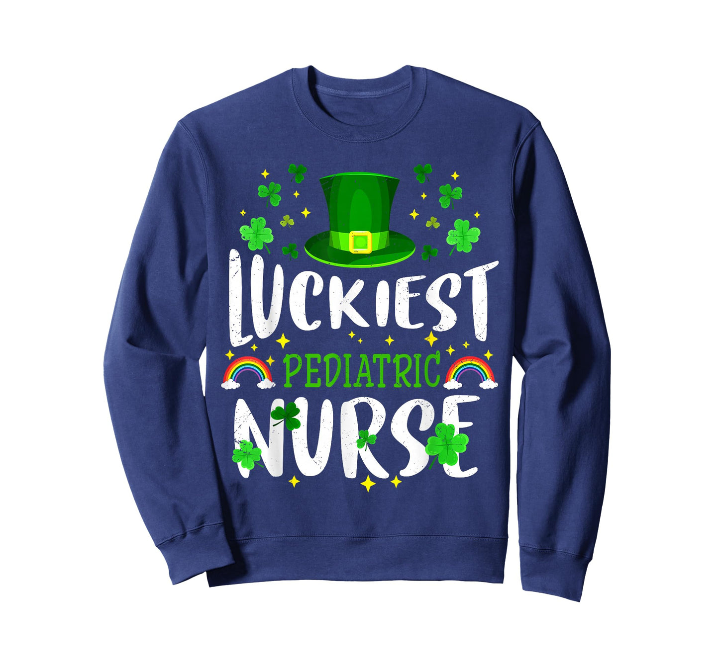 Luckiest Pediatric Nurse St Patricks Day Leprechaun T-Shirt