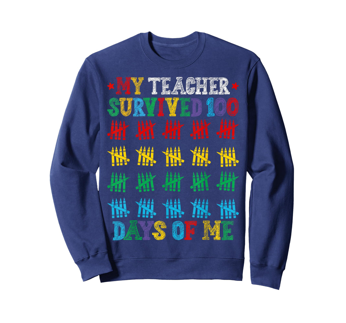 My Teacher Survived 100 Days of Me 100 Days of School Kids T-Shirt