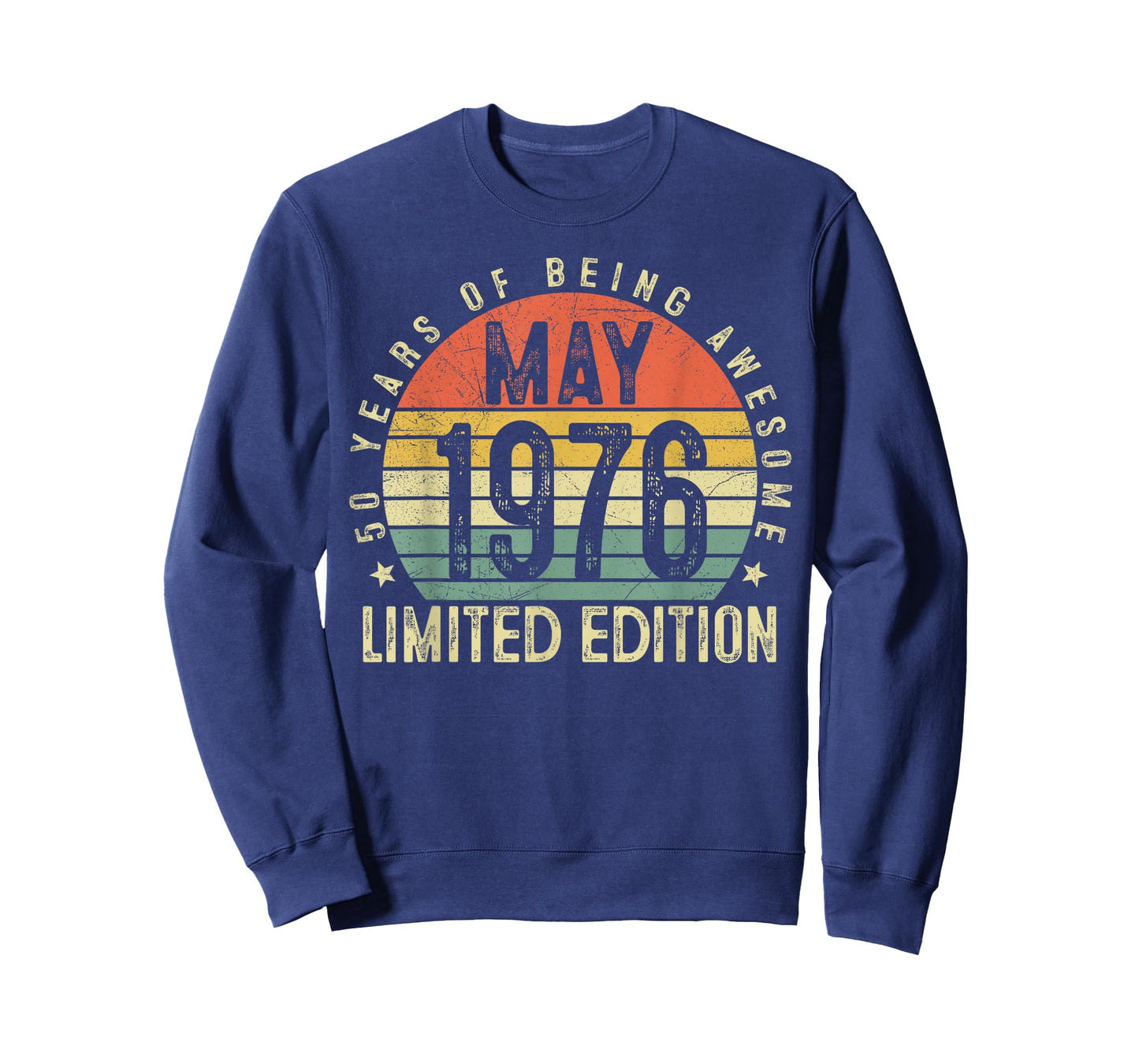 50 Year Old Vintage Born in May 1976 50th Birthday Men Women T-Shirt