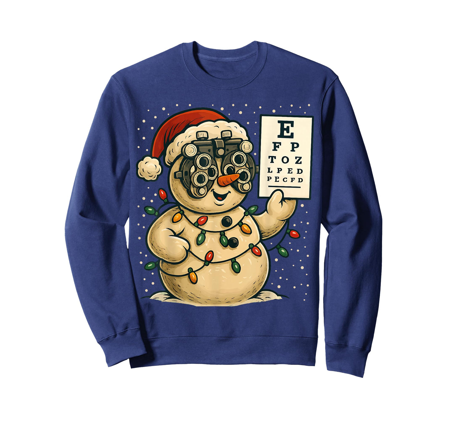 Optometry Christmas Ophthalmologist Funny Optician Christmas T-Shirt