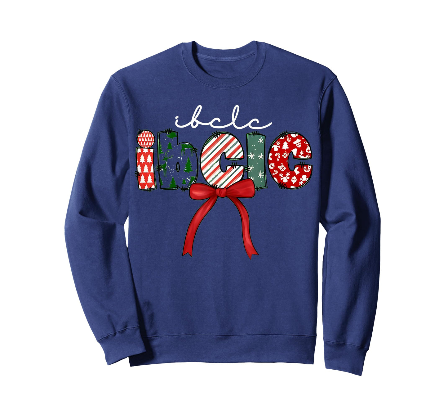 IBCLC Christmas Lactation Consultant Specialist Crew Neck T-Shirt