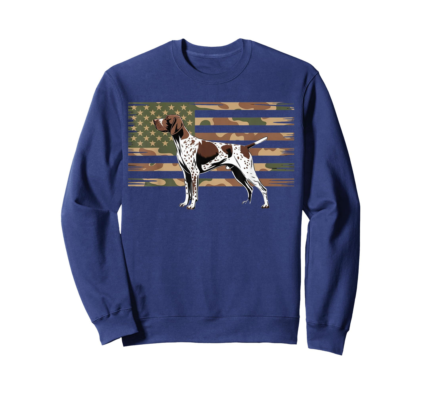 German Shorthaired Pointer Camouflage American Dogs Lover T-Shirt