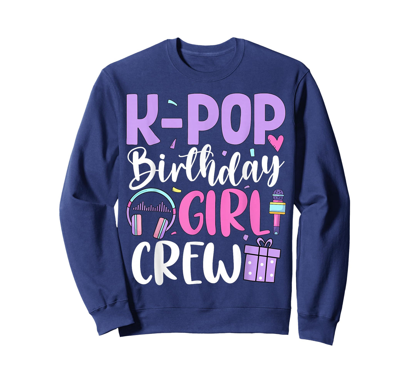 K Pop Birthday Girl Crew Korean Pop Birthday Party T-Shirt