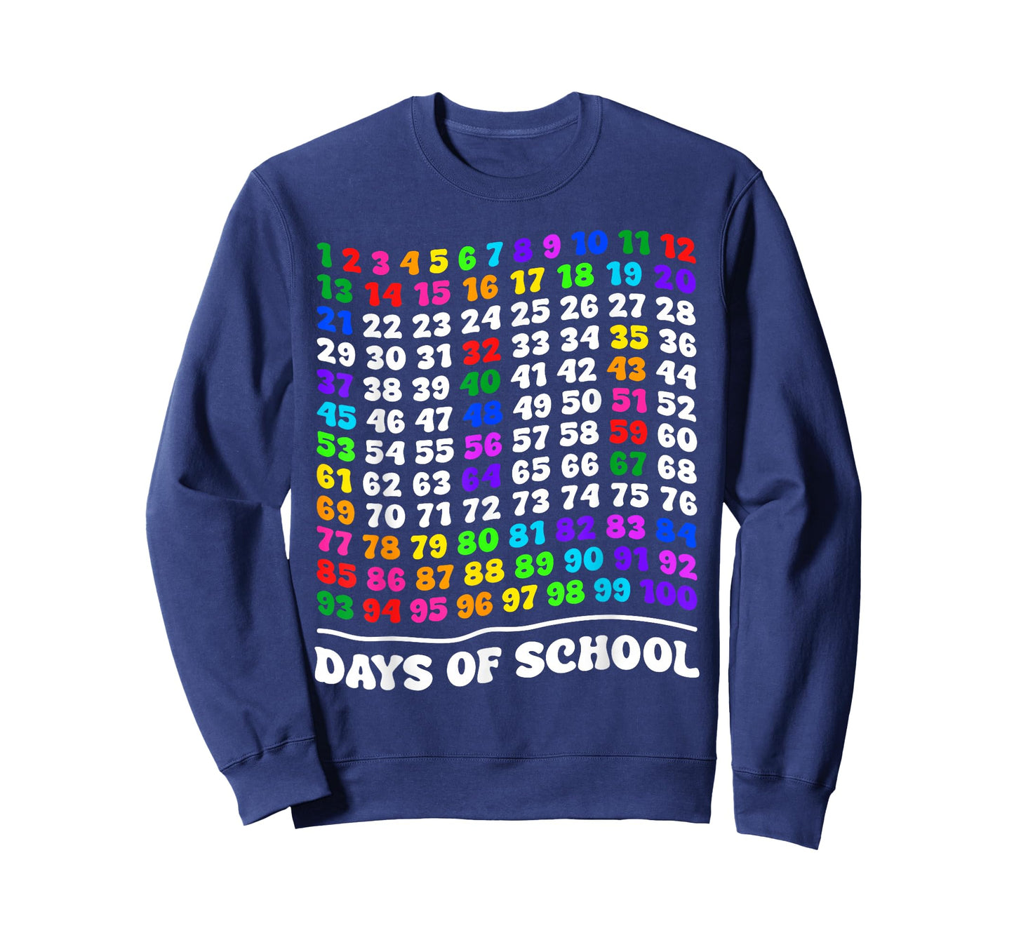 100th Day of School Teacher Kids 100 Days Math Numbers T-Shirt