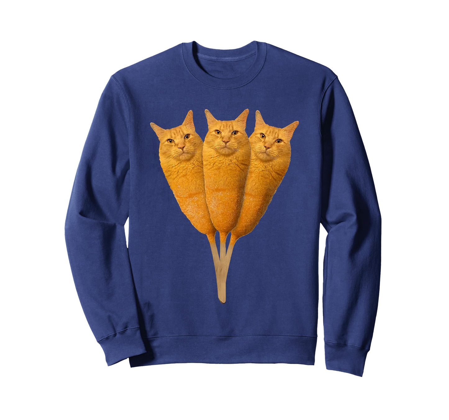 Corndog Cat Meme Silly Stupid Brainrot Funny Cat Lover T-Shirt