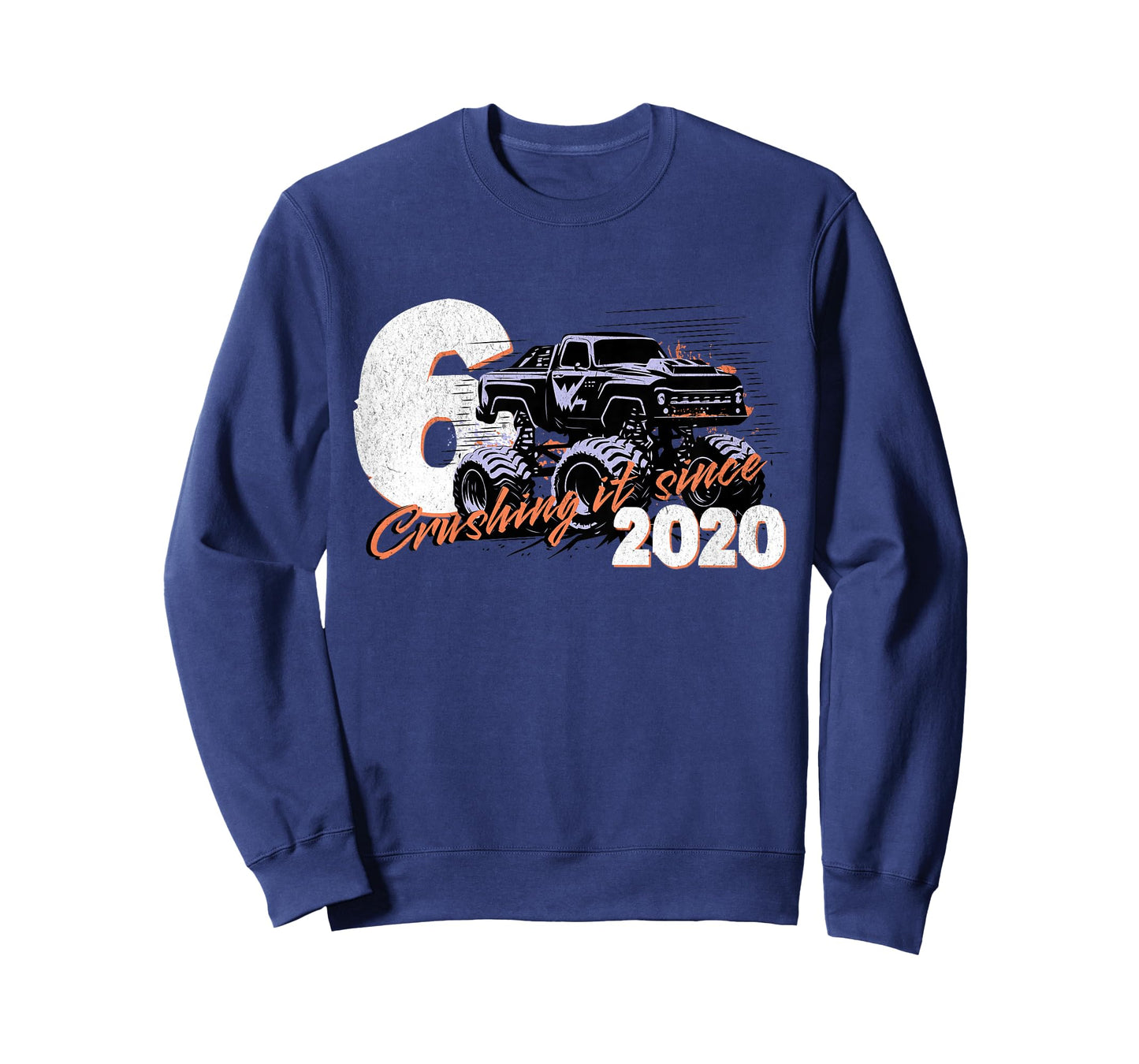 Kids 6th Birthday Truck Turning 6 Years Old Boy Born in 2020 T-Shirt