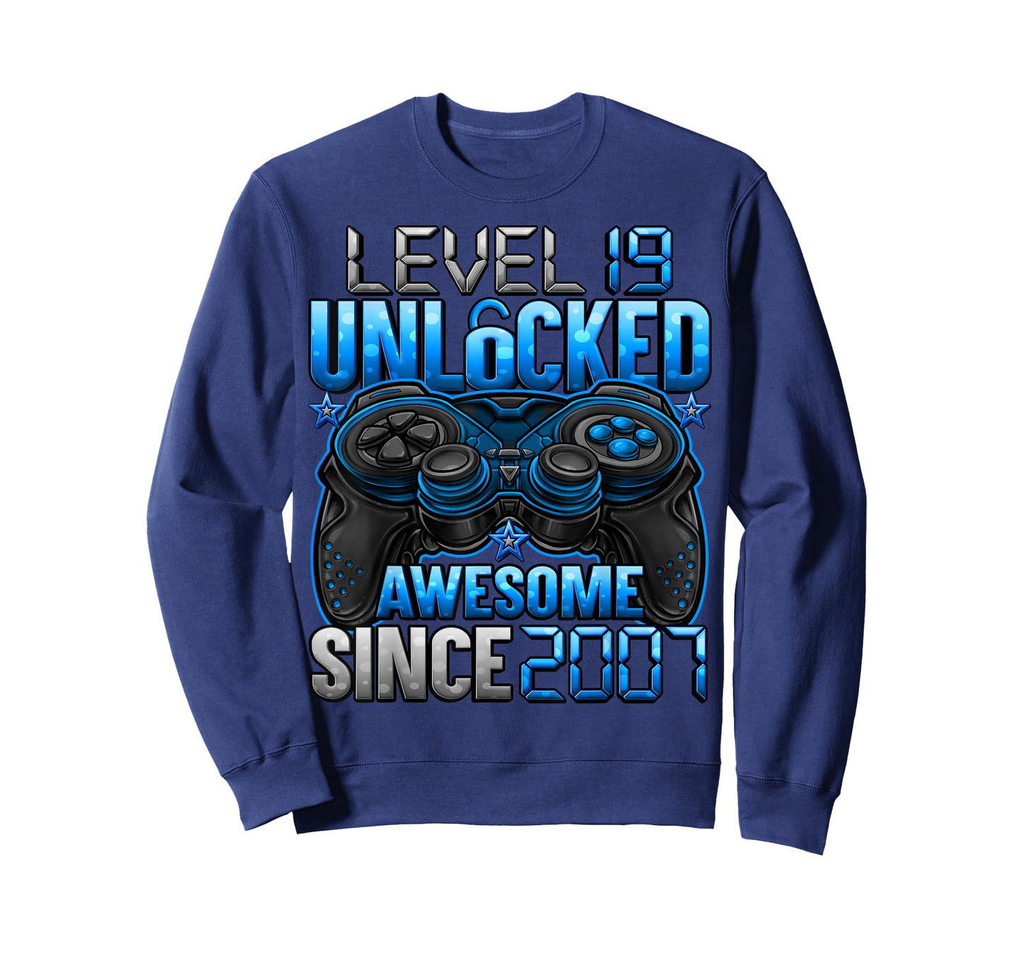 Level 19 Unlocked 19 Year Old Gifts Boys 19th Birthday Boy T-Shirt