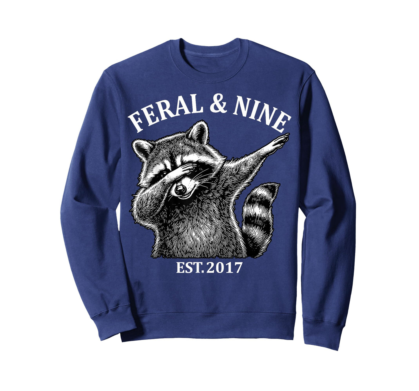 Feral and Nine Raccoon 9th Birthday Est 2017 T-Shirt