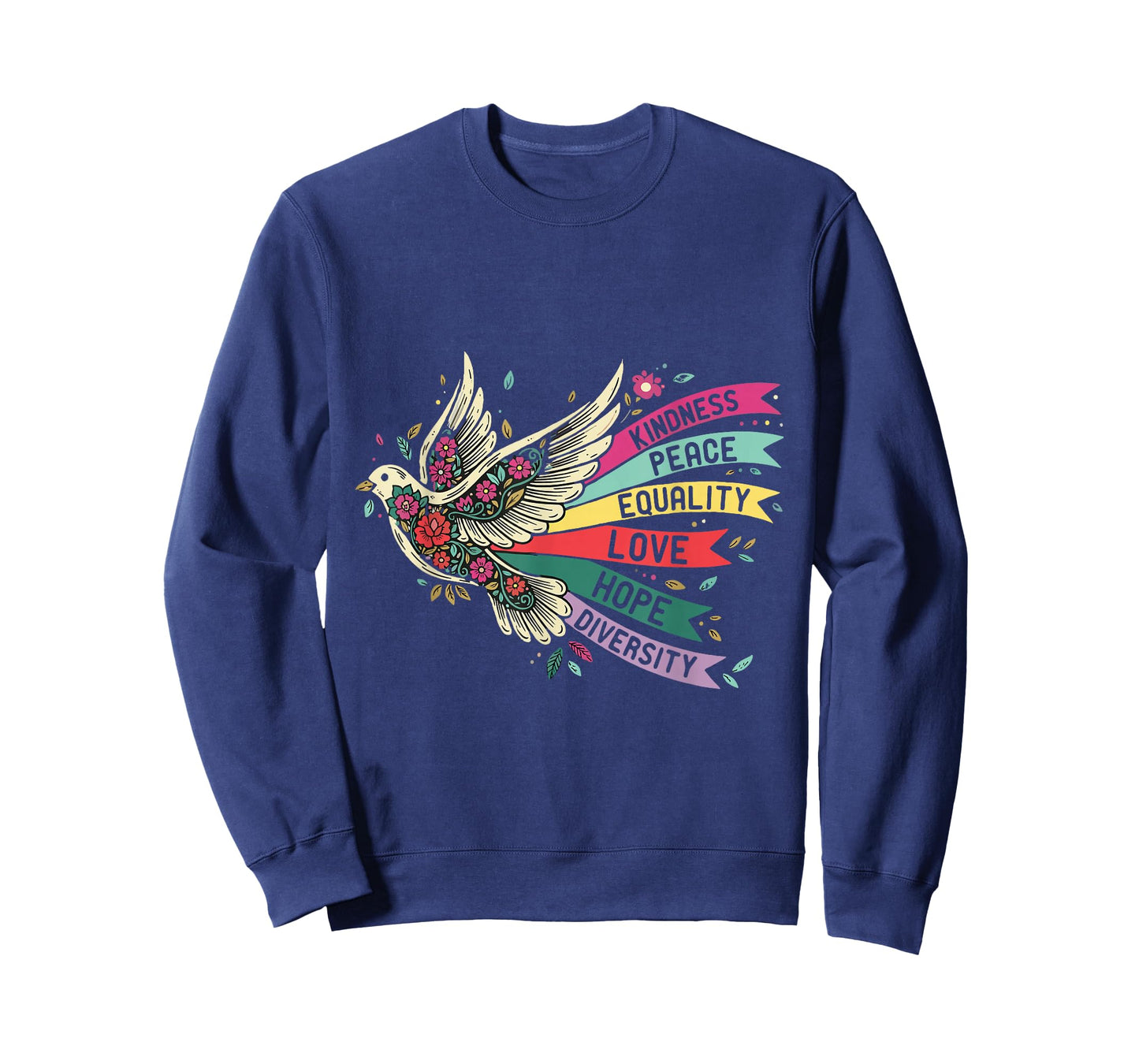 Peace Dove Kindness Love Equality Hope Diversity T-Shirt