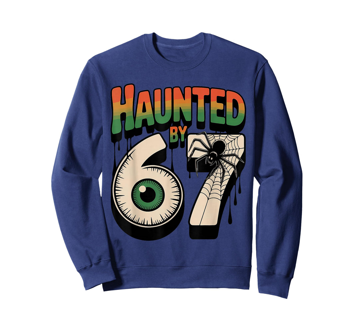 Haunted by 67 Funny Halloween Meme Six Seven 6 7 Men Women T-Shirt