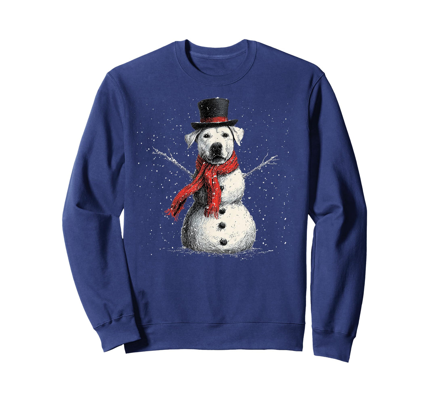 Funny Labrador Dog Christmas Snowman Xmas Pajama T-Shirt
