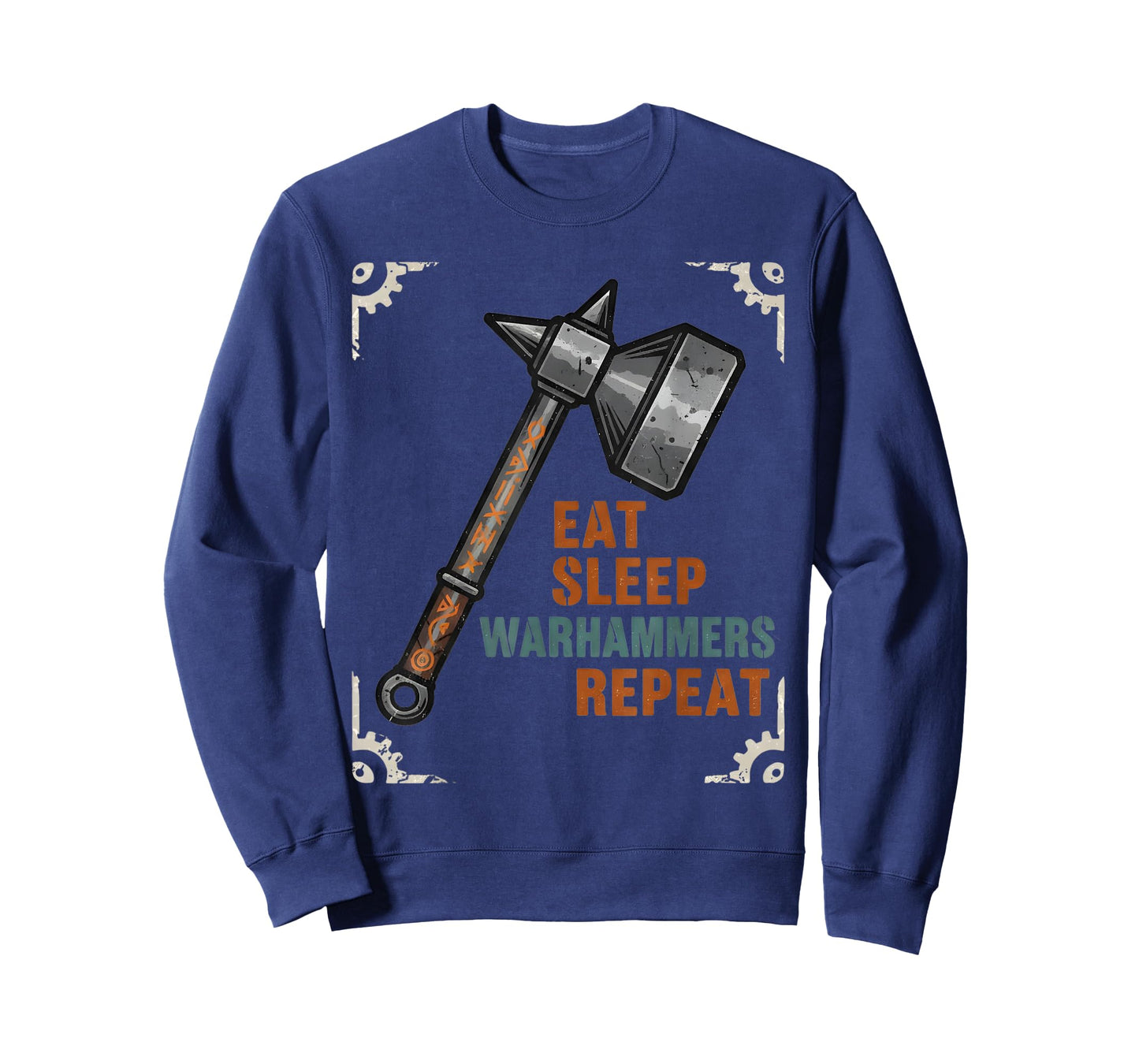 Eat Sleeps Warhammers Repeats Tee for Men Women Boys Vintage T-Shirt