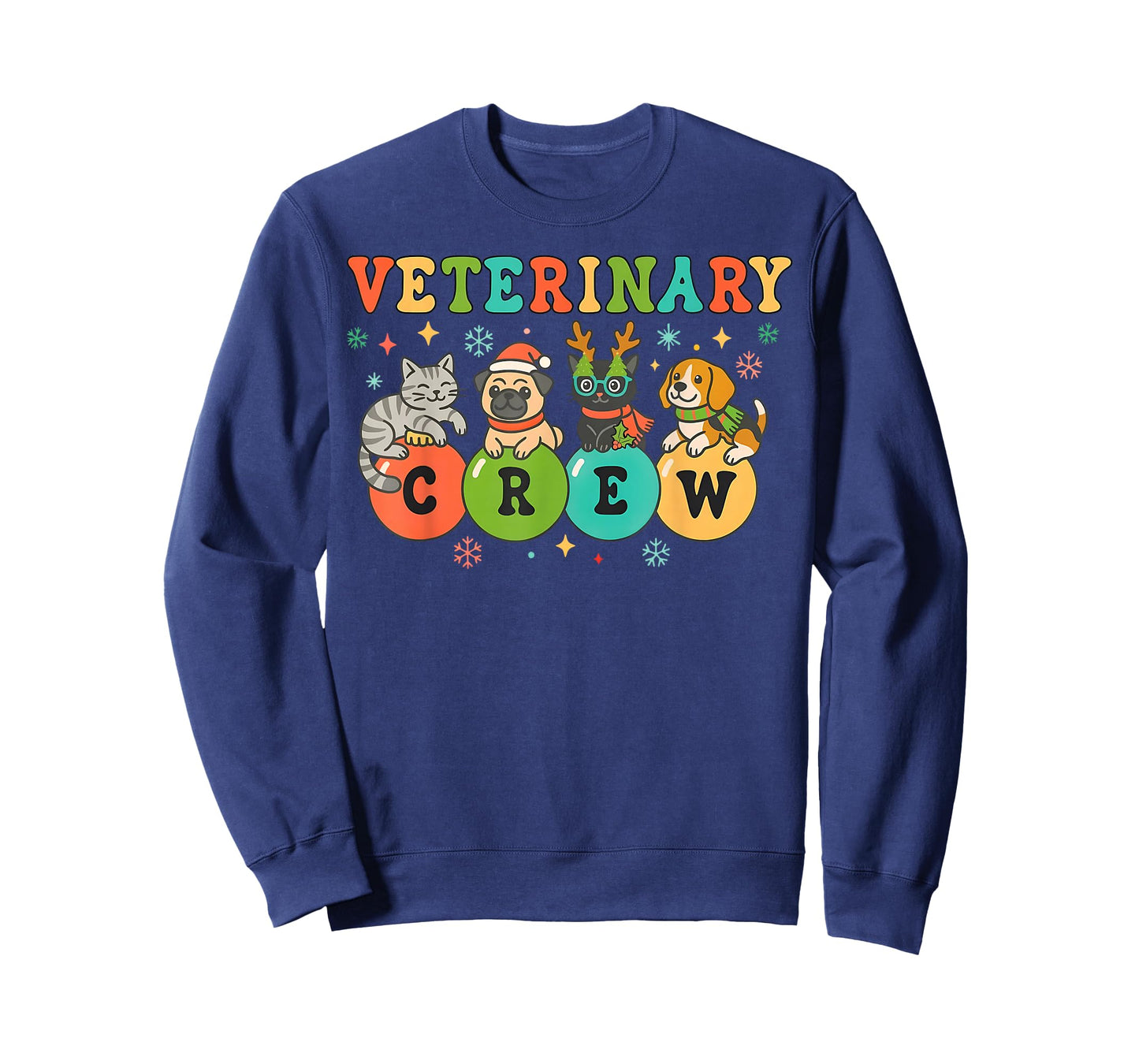 Veterinarian Christmas Veterinary Medicine Vet Technician T-Shirt