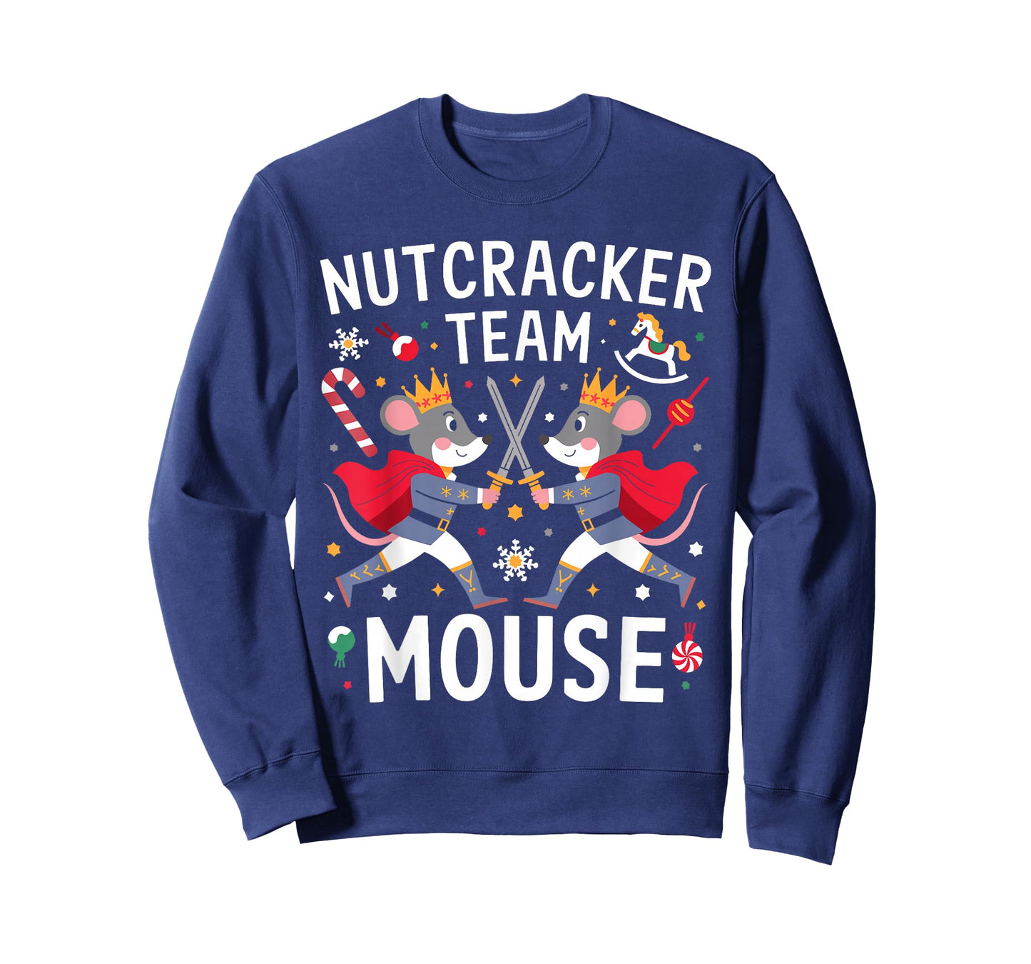Team Mouse Nutcracker Shirt Christmas Dance Funny Soldier T-Shirt