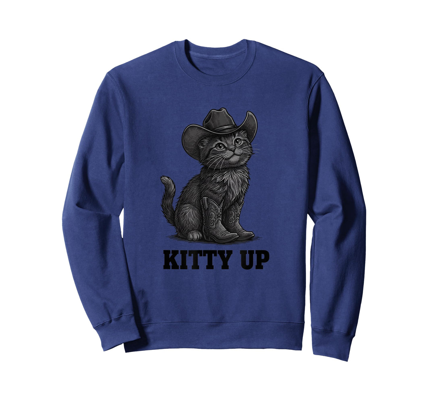 Cowboy Cat Kitty Up Vintage Western Cat T-Shirt