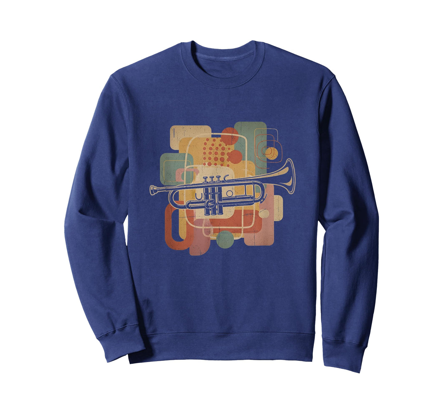 Retro Trumpet Graphic Art Design T-Shirt