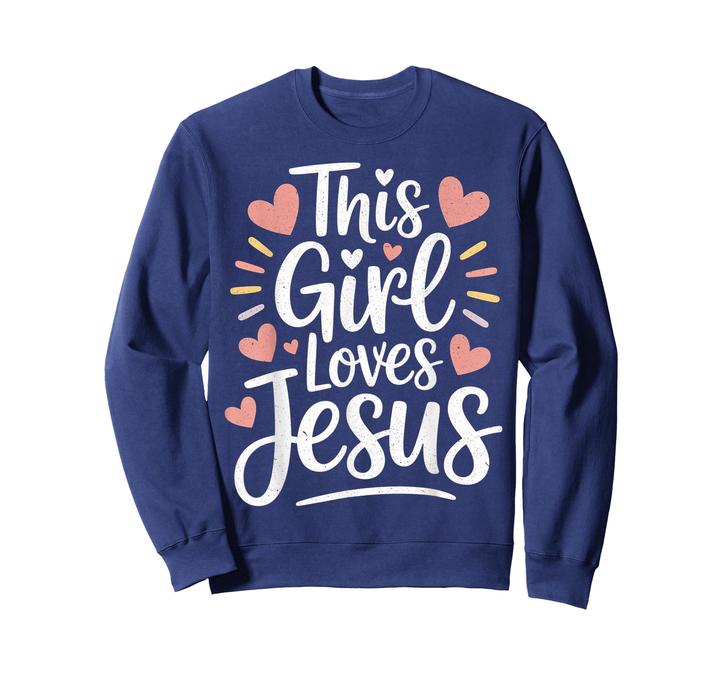 This Girl Loves Jesus Gift for Christian Teen Kid Cool Women T-Shirt