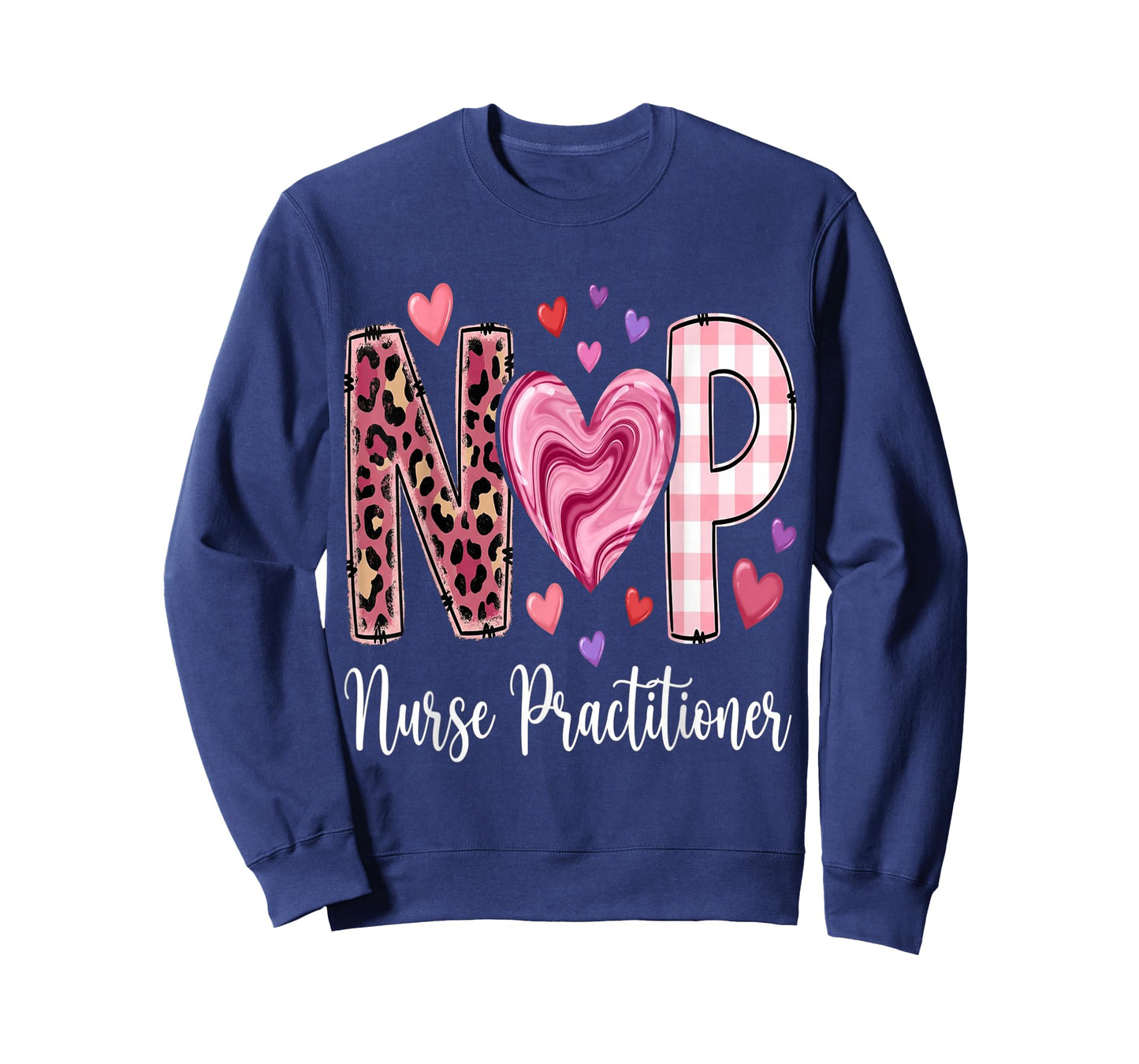 Nurses Graduate Nurses Heart NP Valentine Nurse Practitioner T-Shirt