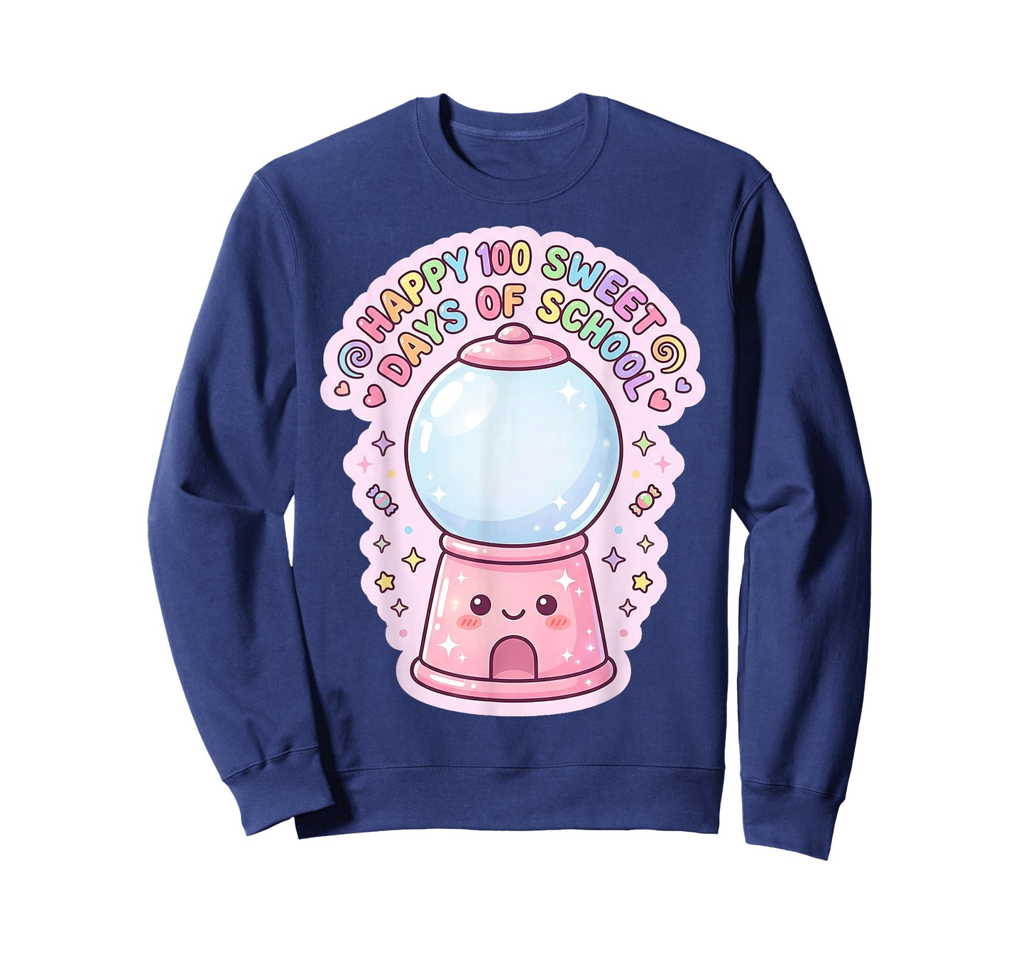 Happy 100 Sweet Days of School Gumball Machine Kids T-Shirt