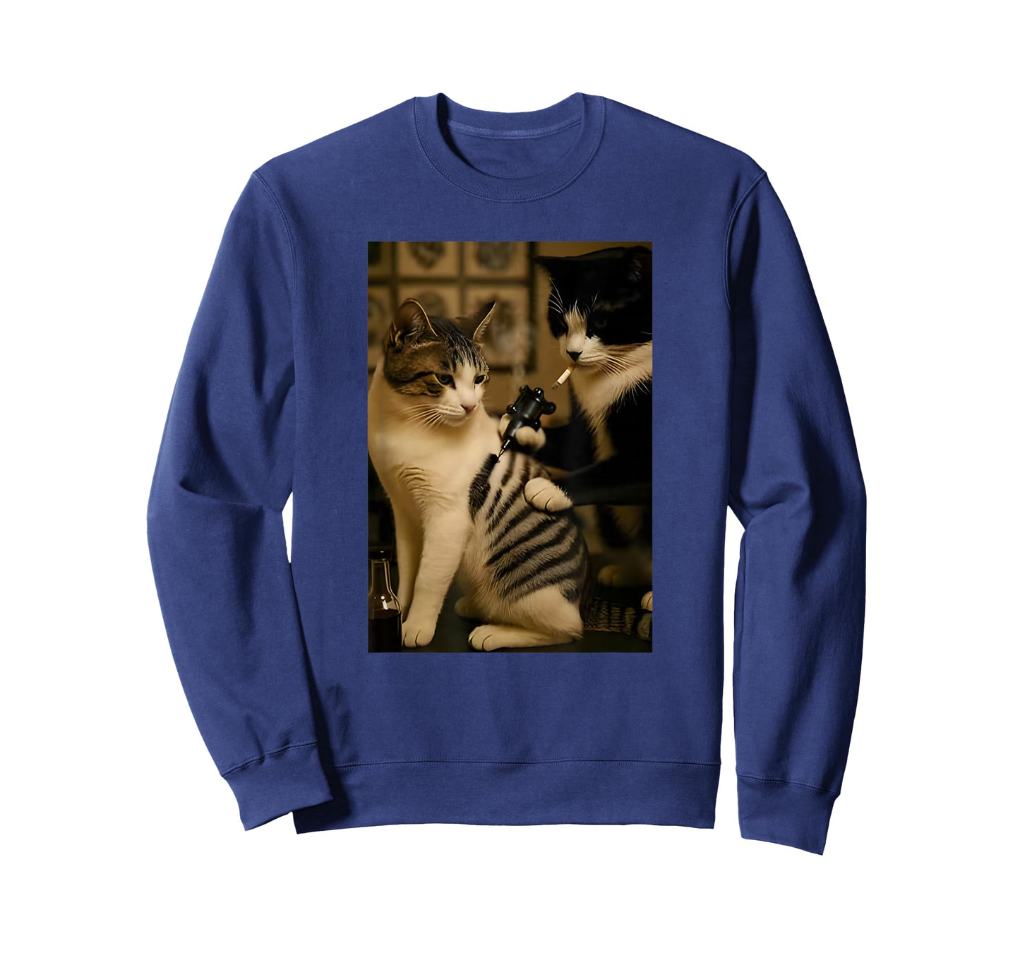 Retro Cat Tattoo Meme, Funny Cat Meme T-Shirt