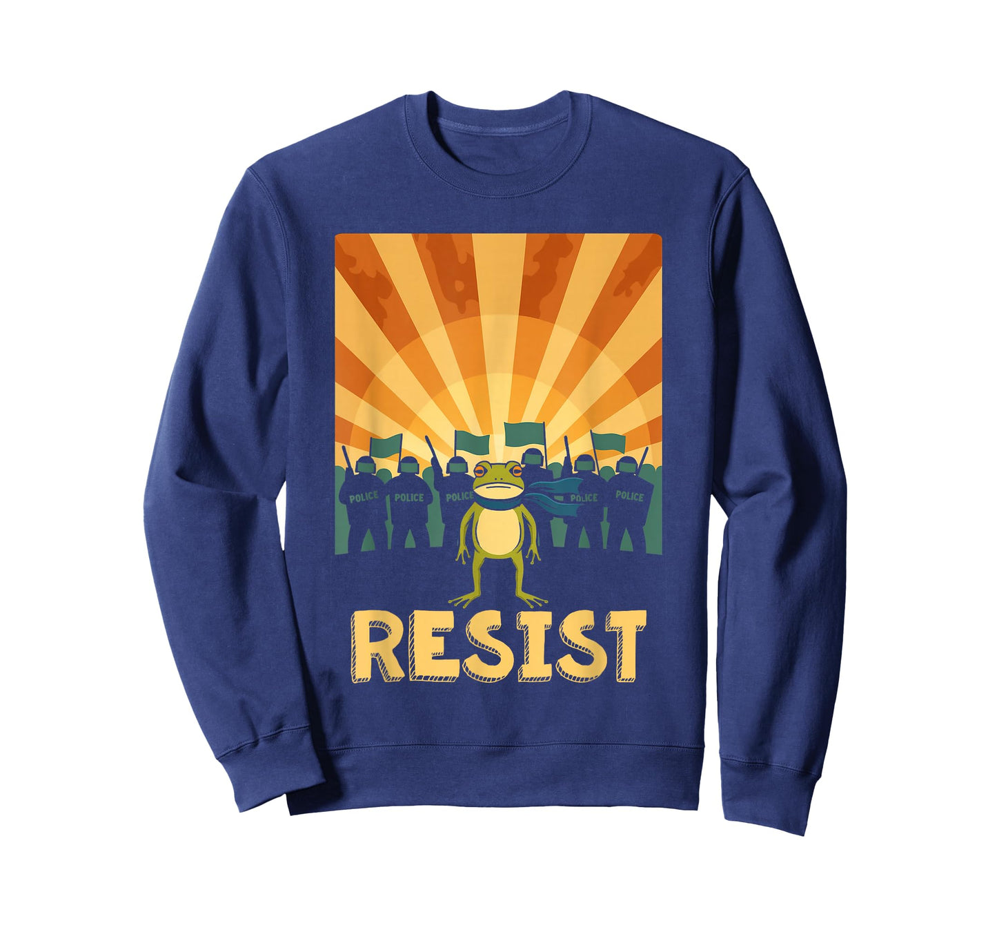Funny Resist Portland Frog Protest T-Shirt