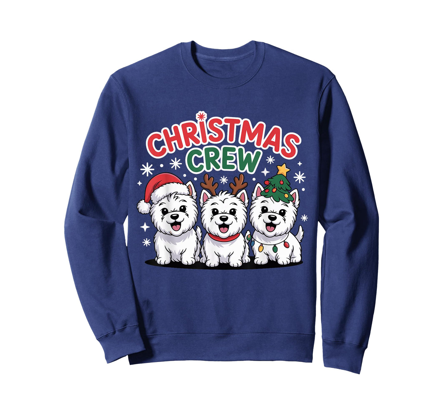 Christmas Crew Westie Christmas West Highland White Terrier T-Shirt