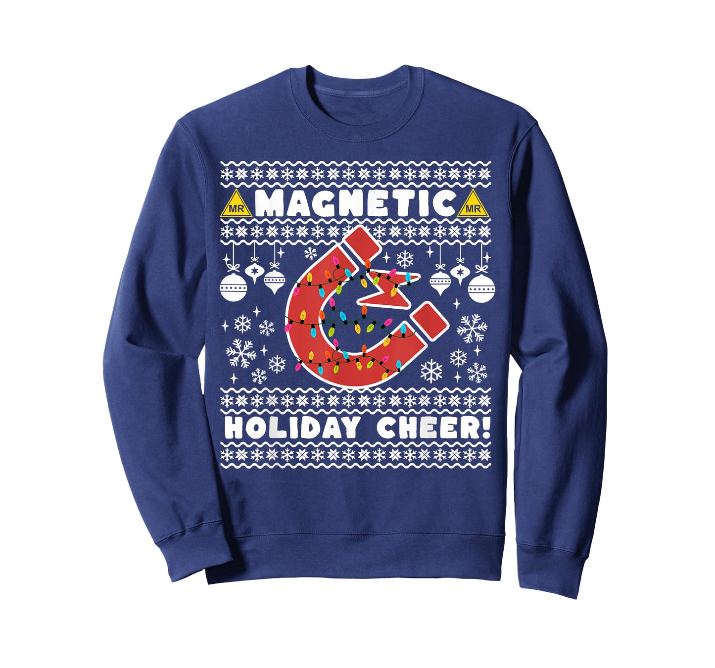 Magnetic Holiday Cheer Ugly Christmas Radiology MRI Rad Tech T-Shirt