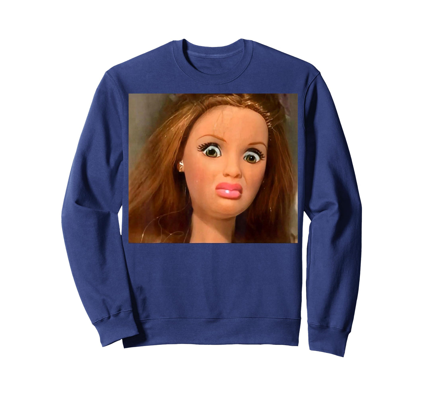 Funny Disgusting Doll face Meme Hilarious Sarcastic Gift Tee T-Shirt