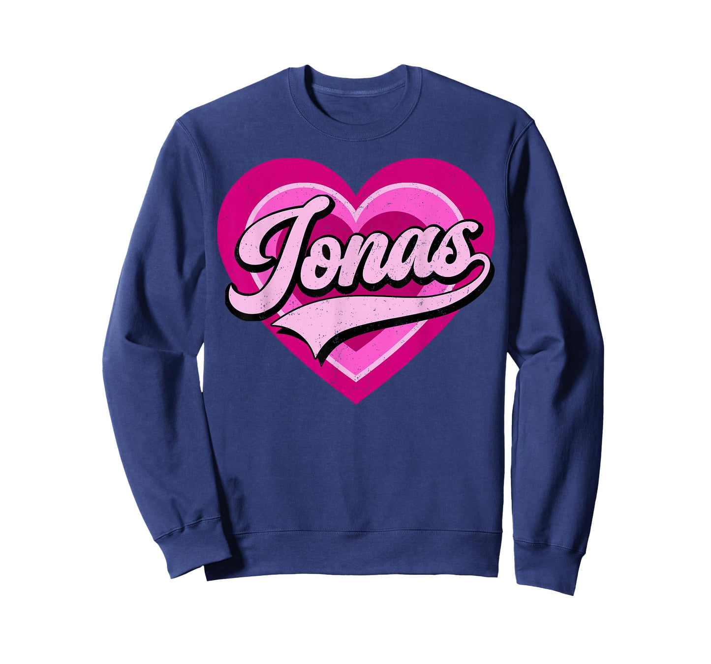 Retro Jonas First Name I Love Jonas 80's Vintage T-Shirt