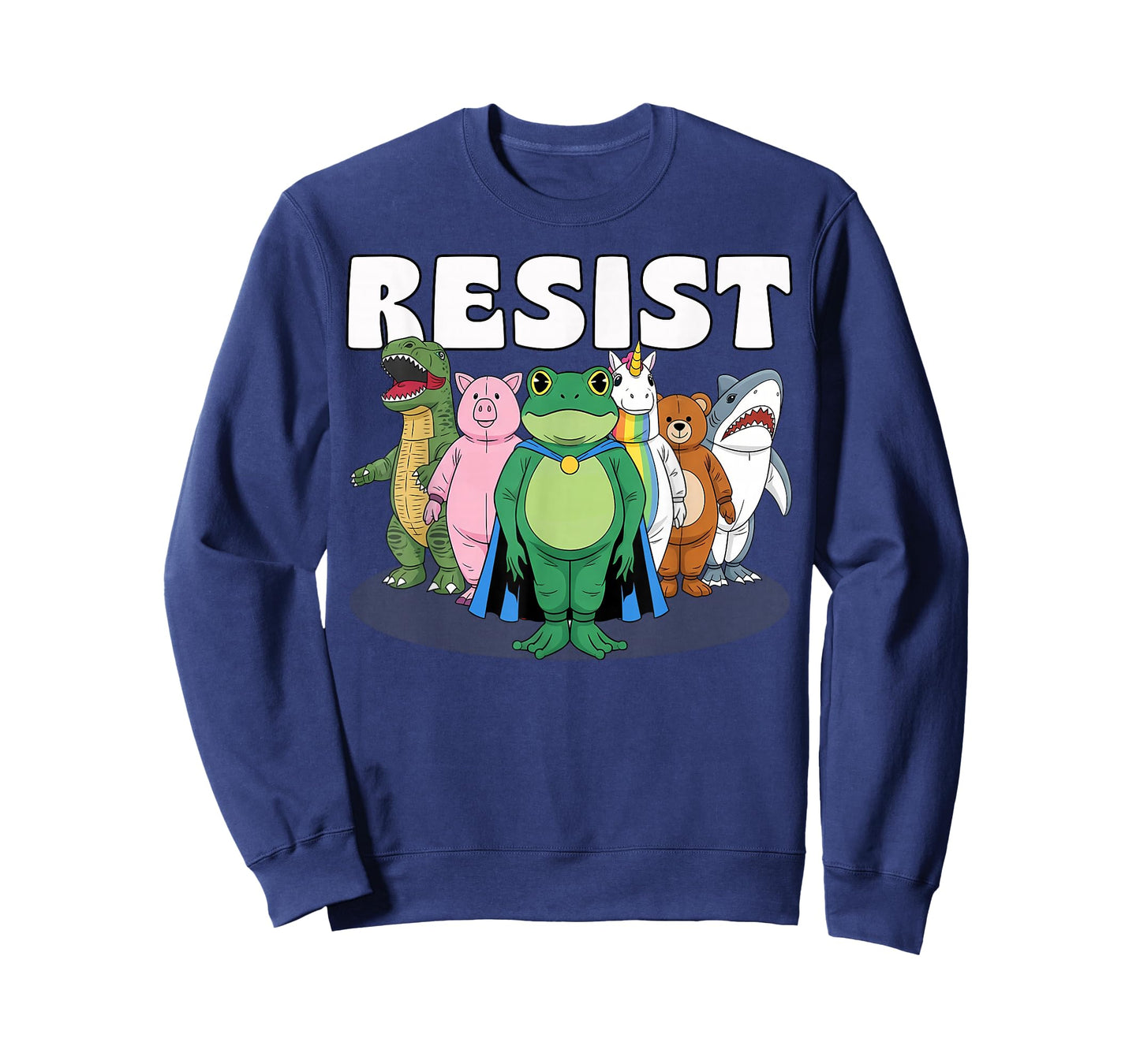 Resist No King Portland Frog Costume Activists Group Frog T-Shirt