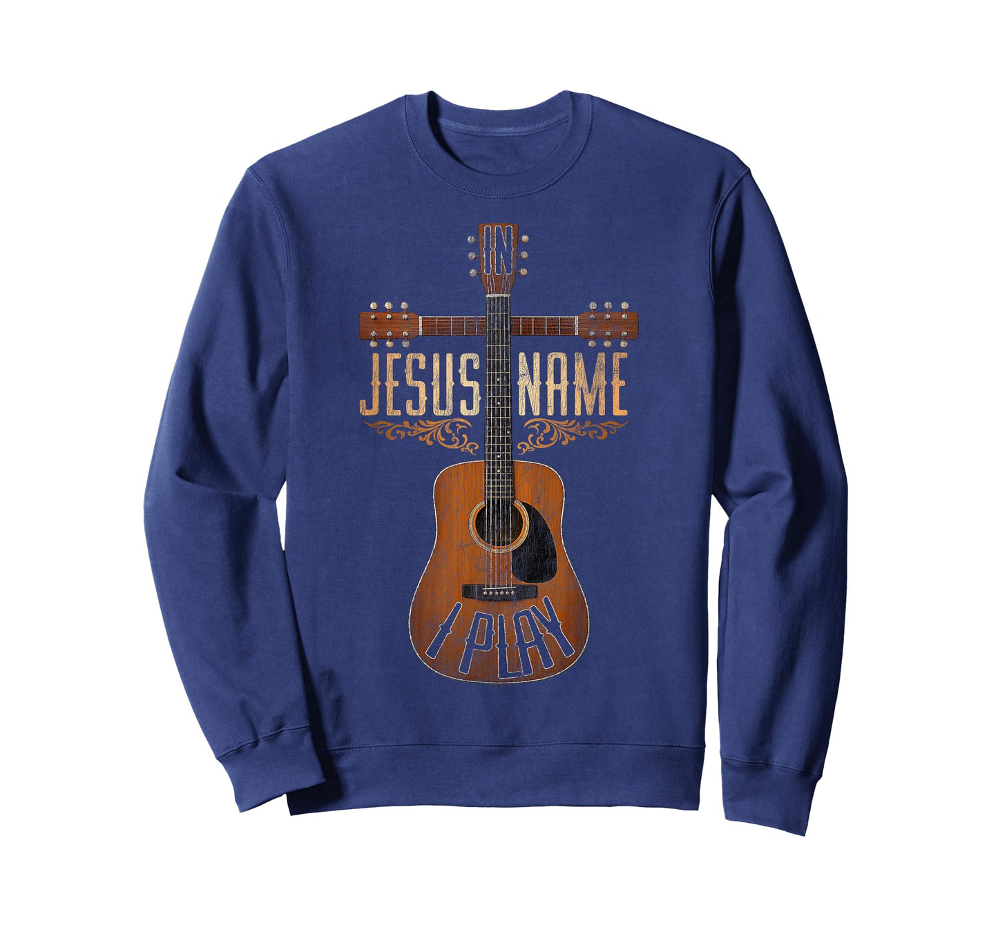 in Jesus Name I Play Christian Guitar Faith T-Shirt