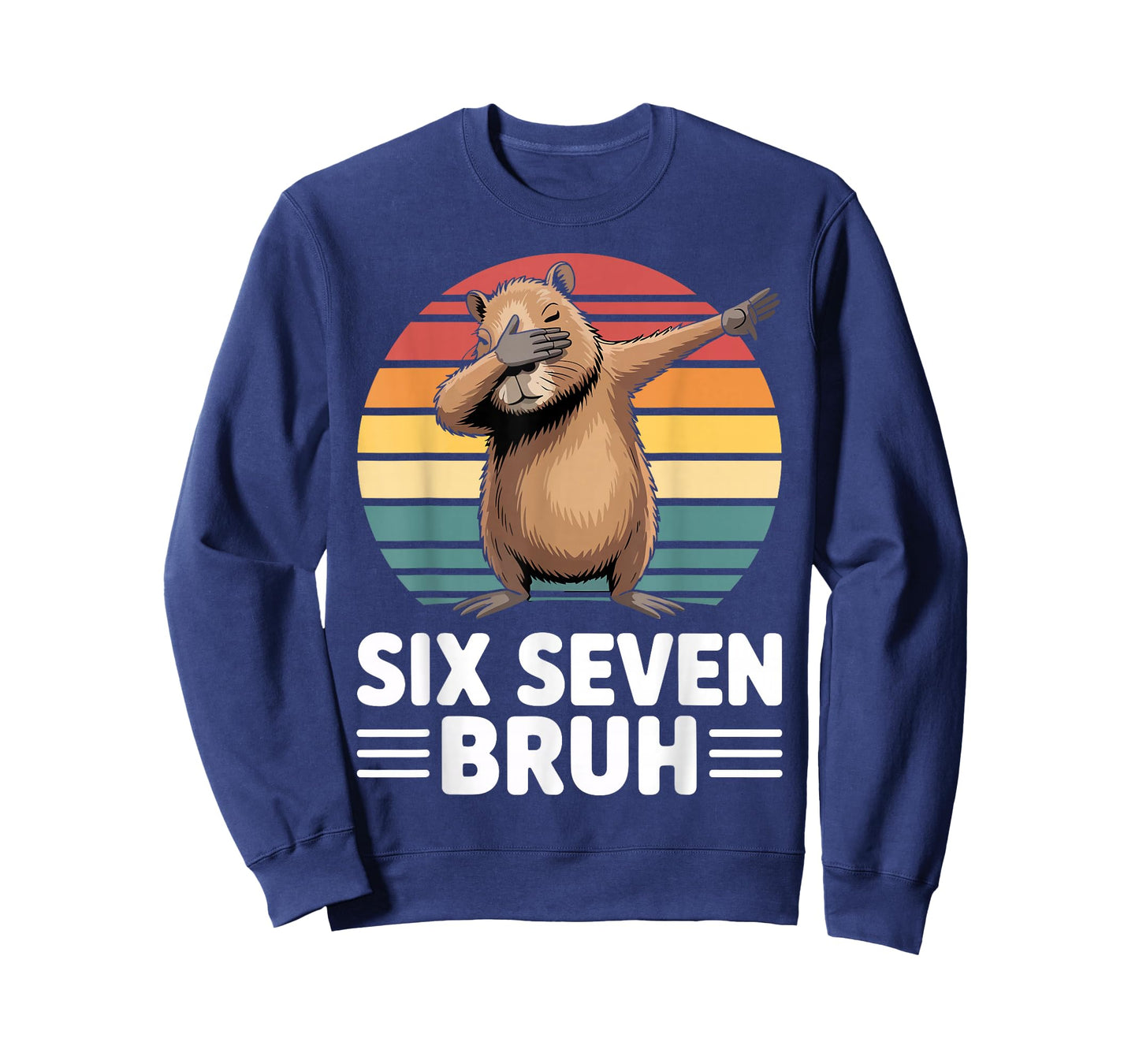 67 Meme Capybara Funny Six Seven Bruh Humor for Kids Boys T-Shirt