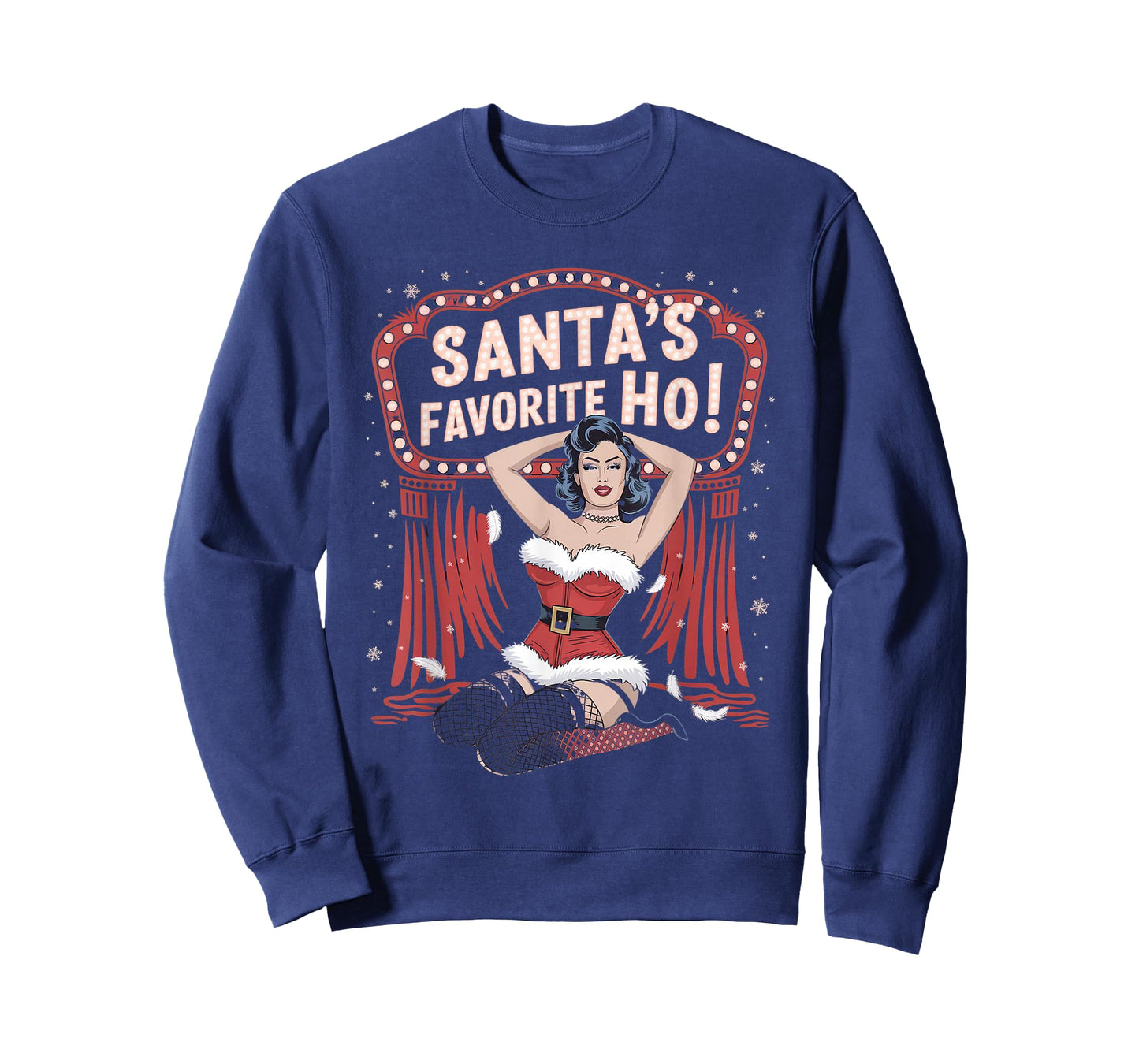 Santa's Favorite Ho Tshirt Funny Christmas Naughty Pajama T-Shirt