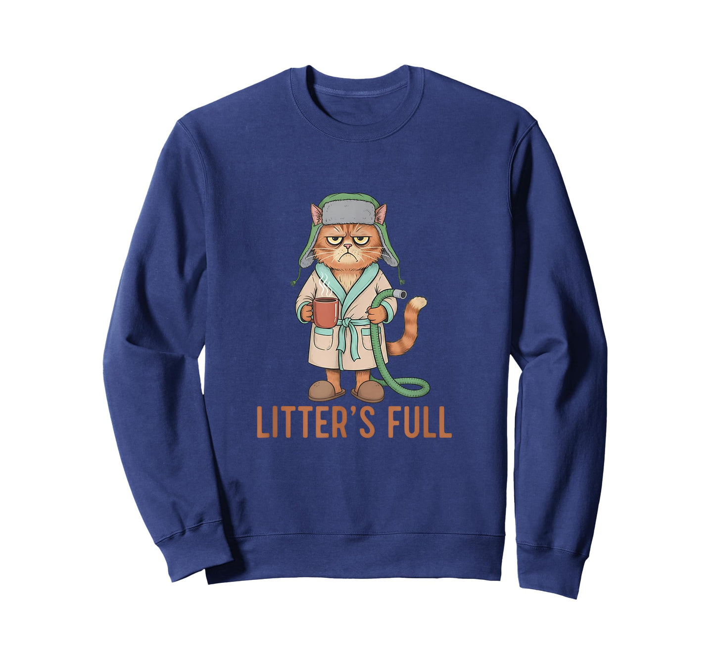 Funny Litter’s Full Cat Parody Litter’s Full Funny Meme Cat T-Shirt
