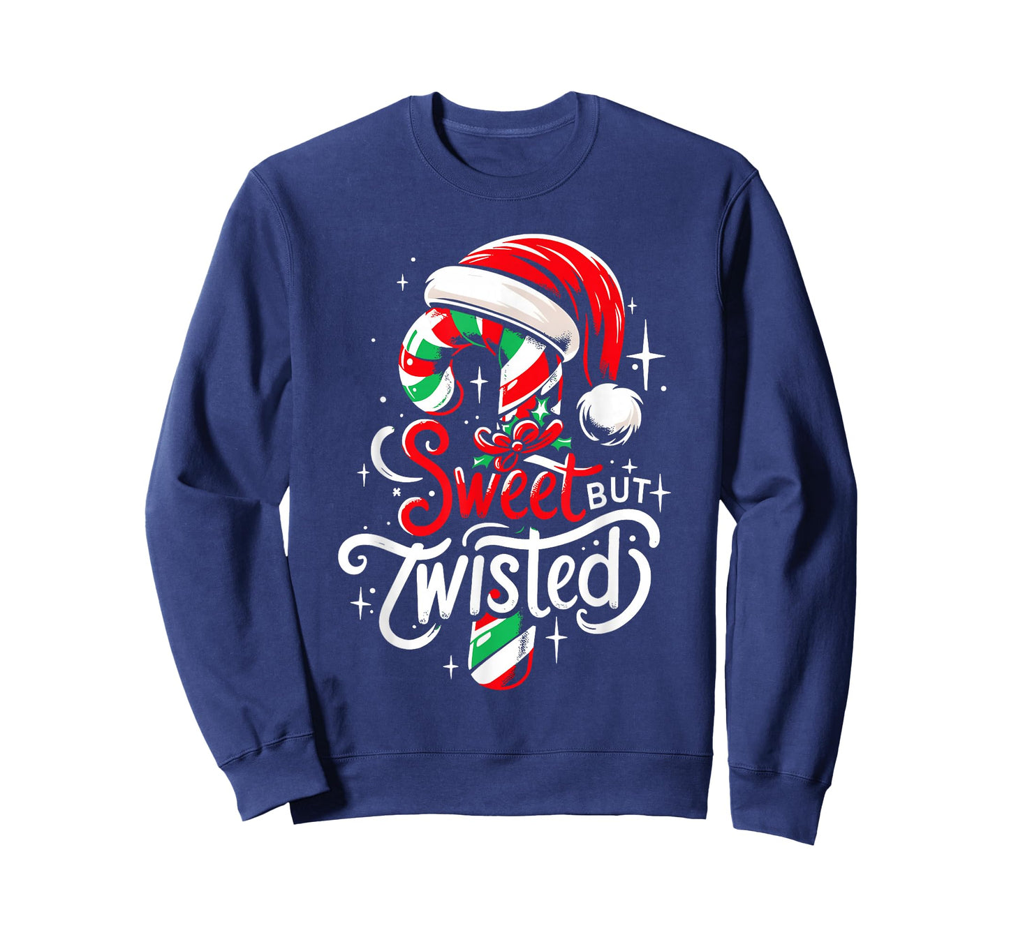 Sweet But Twisted Funny Christmas Candy Cane Xmas Holiday T-Shirt