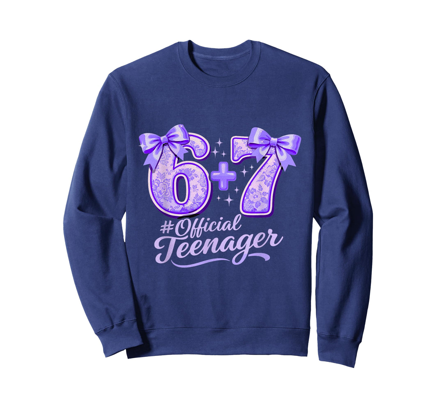 Official Teenager 13 Years 13th Birthday Girls Six Seven T-Shirt