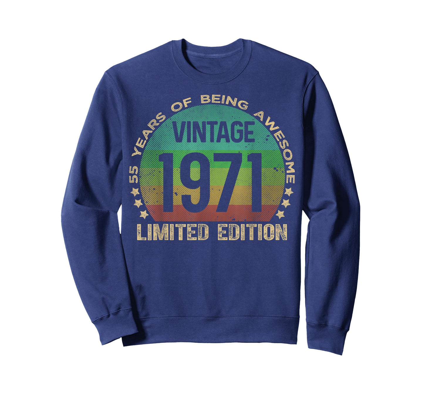 55 Year Old Gifts Vintage 1971 Limited Edition 55th Birthday T-Shirt