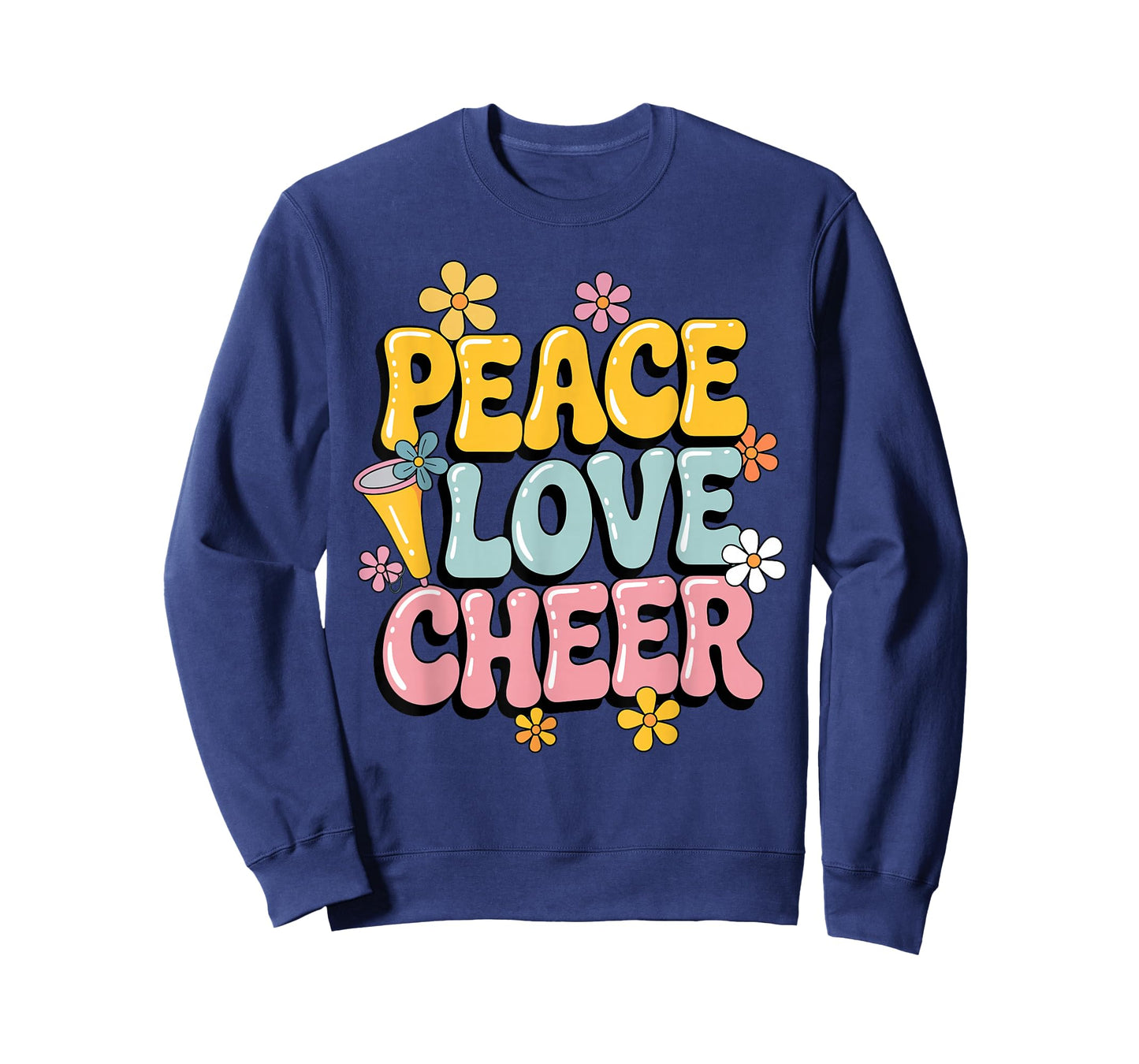 Funny Cheerleading Art for Men Women Kids Cheerleader Cheer T-Shirt