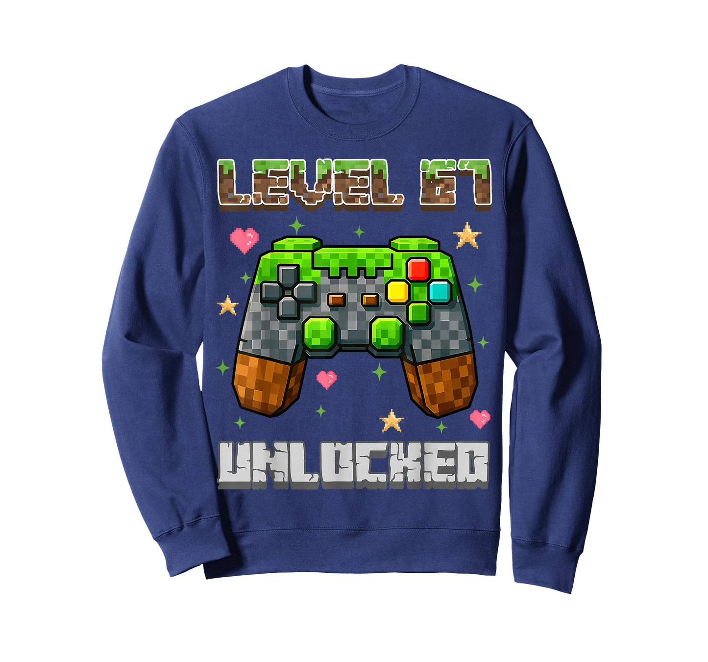 Level 67 Unlocked Gaming School Meme Six Seven Boys Kids T-Shirt
