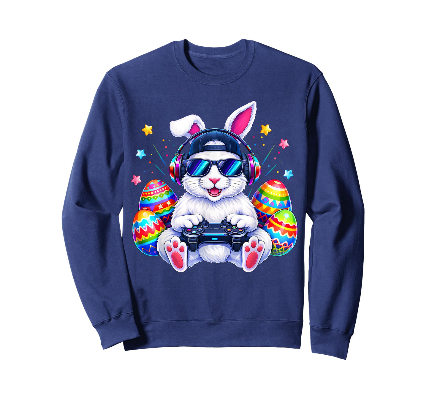 Funny Gaming Game Bunny Rabbit Easter Men Boy Toddler Kid T-Shirt