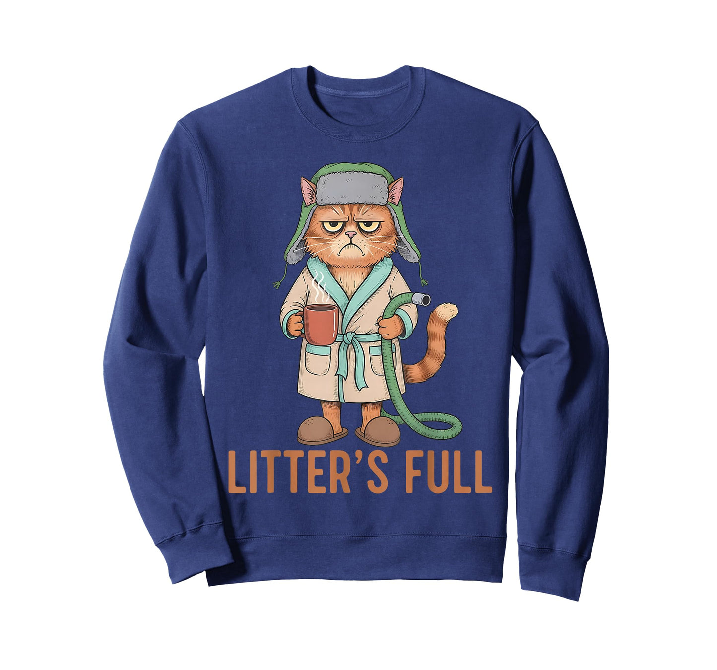 Funny Litter’s Full Cat Parody Cute Cat Lover Christmas Xmas T-Shirt