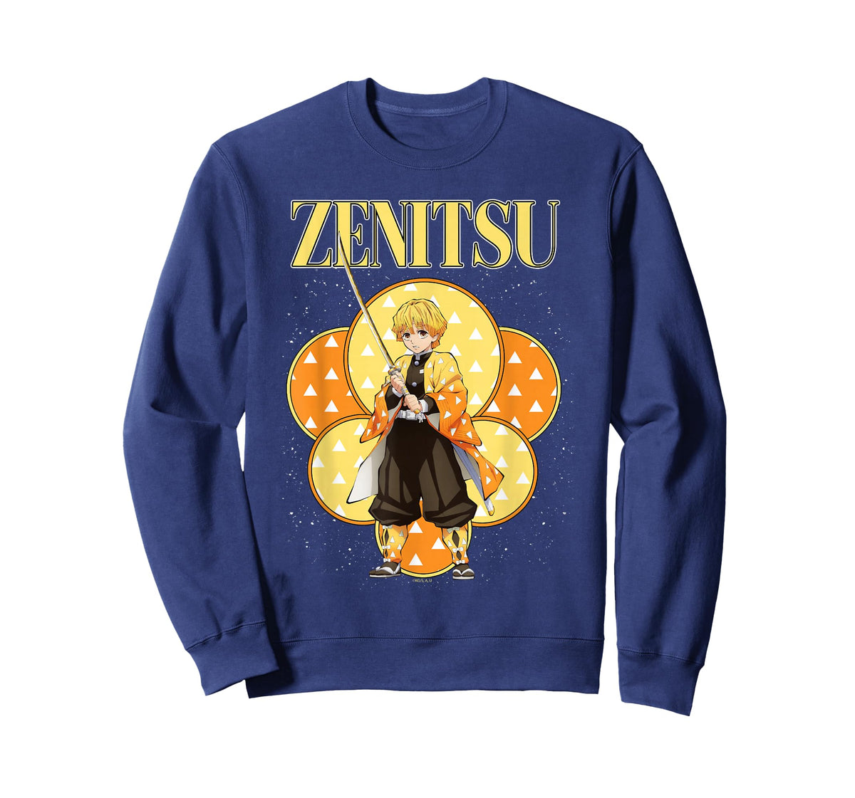 Demon Slayer: Kimetsu no Yaiba Zenitsu Yellow Flash Night T-Shirt