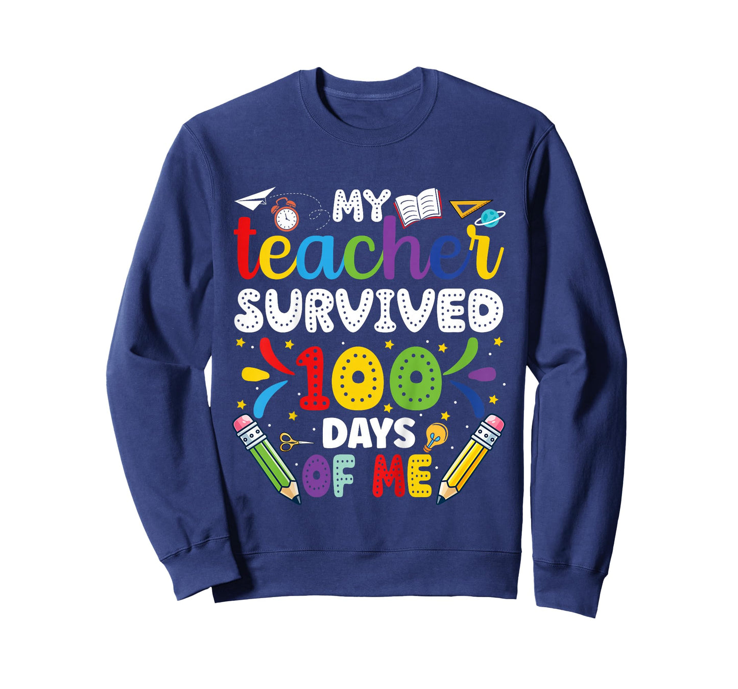 My Teacher Survived 100 Days of Me 100th Day of School Boys T-Shirt