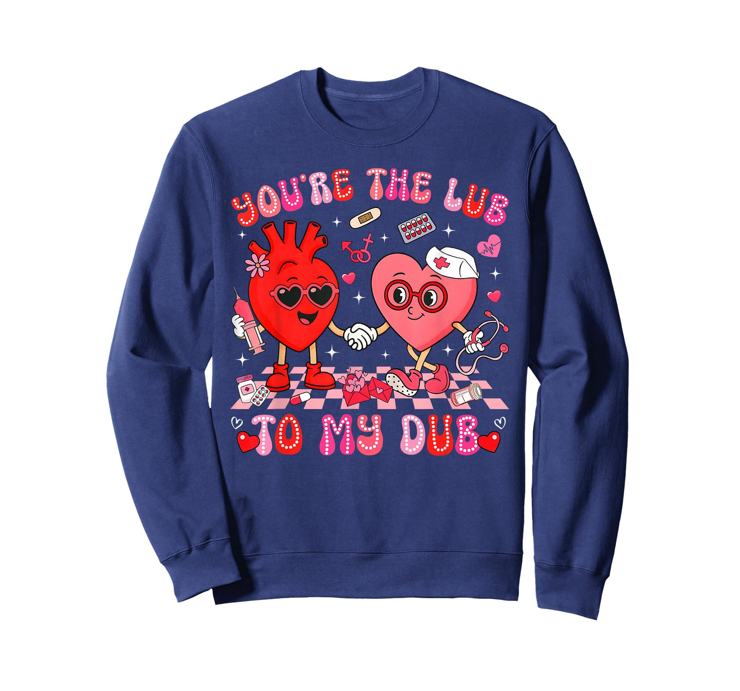 Valentine You're The Lube to My Dub CVICU Cardiac Nurse T-Shirt