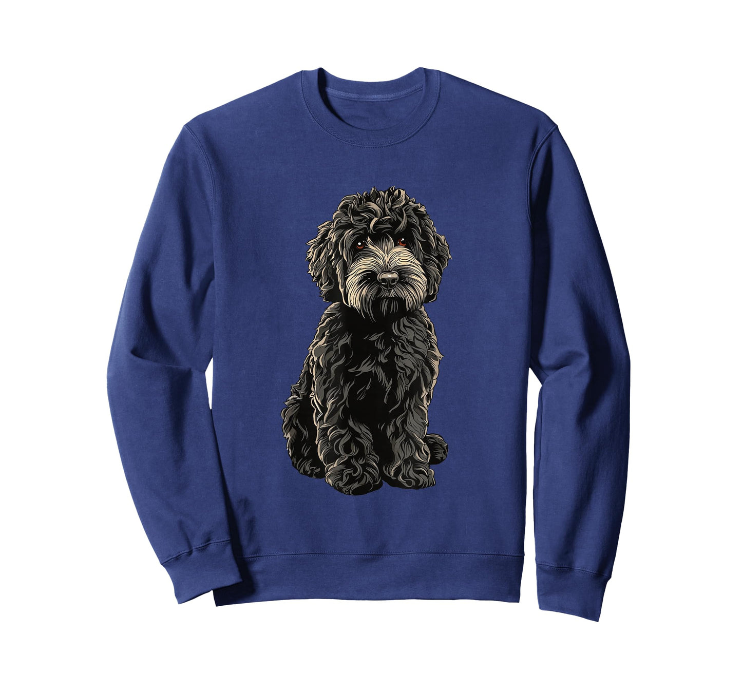 Black Cockapoo Dog Illustration T-Shirt