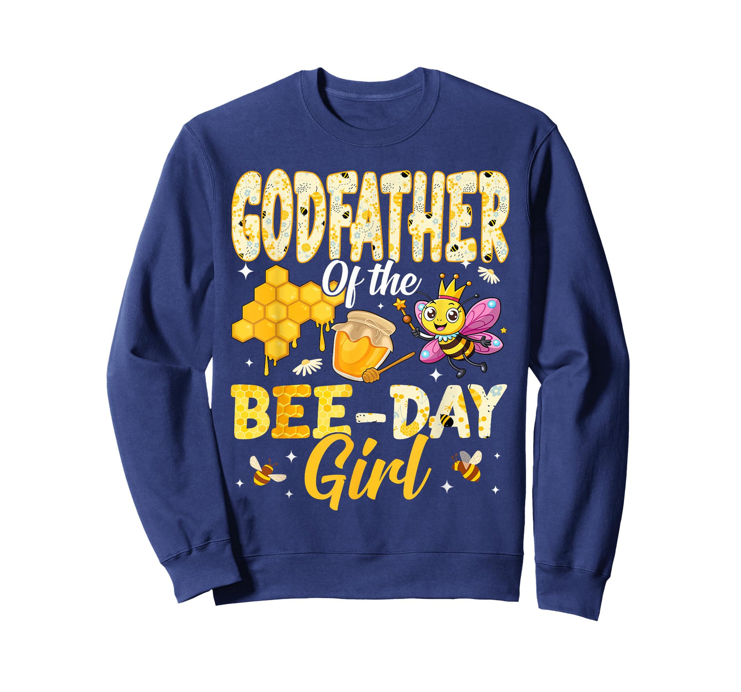 Godfather of The Bee Day Girl Birthday Family Matching Party T-Shirt