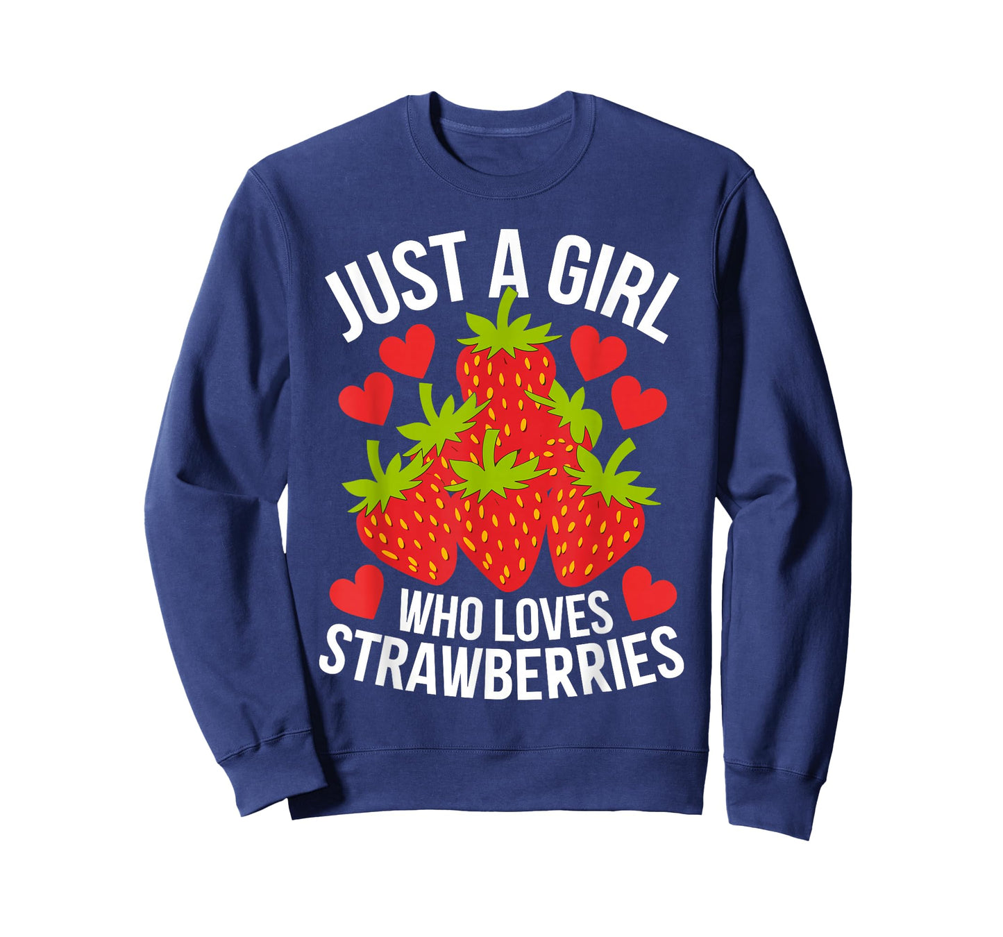 Funny Strawberry Art for Girls Women Fruit Strawberry Lover T-Shirt