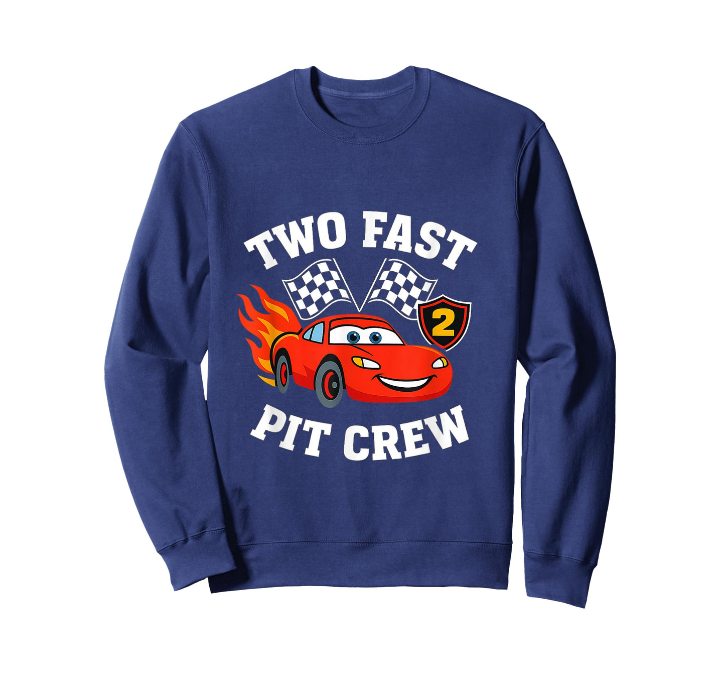 Two Fast 2 2nd Birthday Pit Crew 2yr Year Old T-Shirt