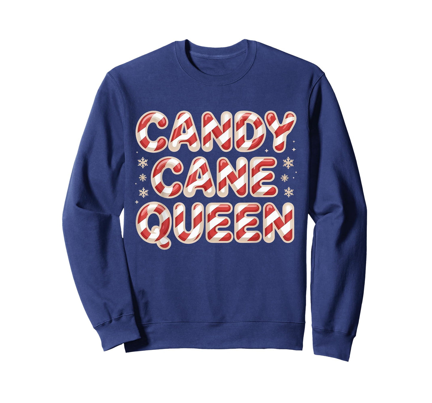 Candy Cane Queen FUUNY Christmas Xmas Holiday Women T-Shirt